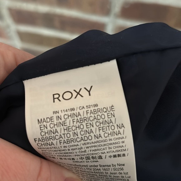 ROXY Women's Ceder Snow 2020 Jacket, Medium, Blue/Heather Grey Botanical Flowers - Picture 12 of 12